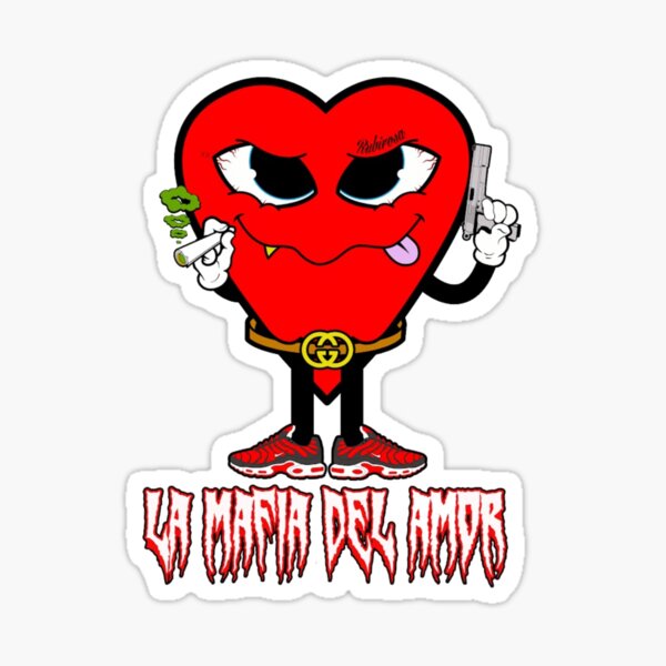 La mafia del amor Pegatina