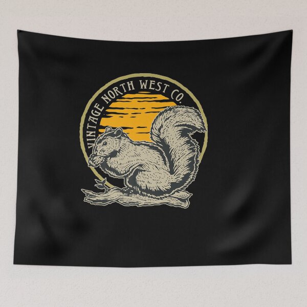 Item preview, SQUIRREL MOTIF VINTAGE NORTH WEST designed and sold by sobriowslen.
