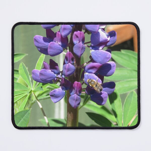 Item preview, Honeybee On Lupine Plant designed and sold by WildandDivine.