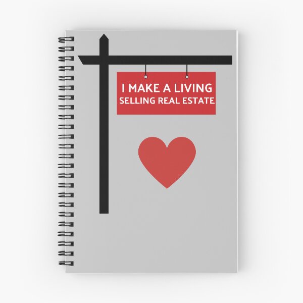 Item preview, I Make A Living Selling Real Estate heart job Real Estate Agent Realtor housing market house check designed and sold by to-esu.