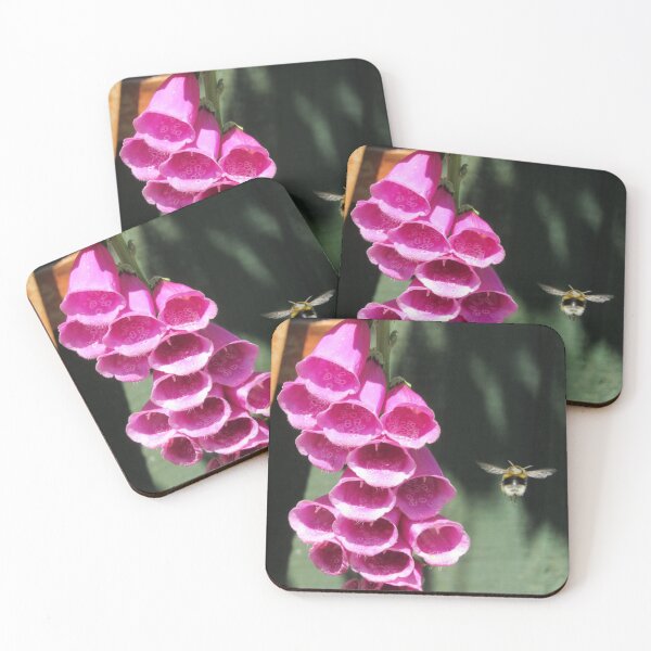 Item preview, Bee flying To Foxgloves designed and sold by WildandDivine.