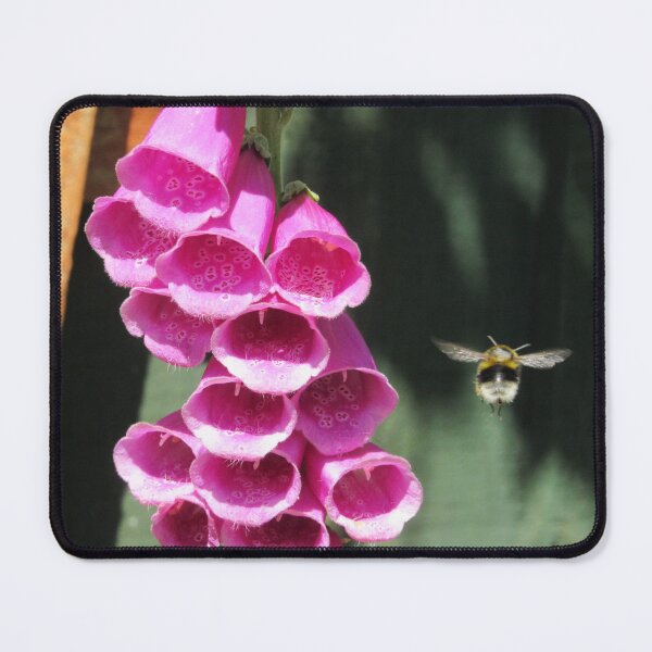 Item preview, Bee flying To Foxgloves designed and sold by WildandDivine.
