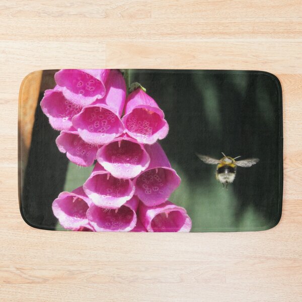 Item preview, Bee flying To Foxgloves designed and sold by WildandDivine.