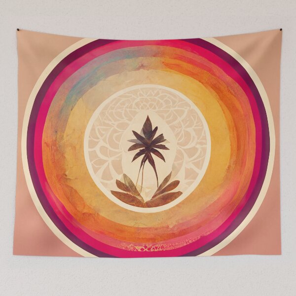 Item preview, Boho Palm Tree Aura designed and sold by BohoHaven.