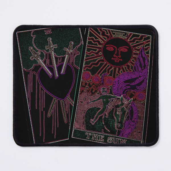 Item preview, 3 Of Swords and The Sun Tarot designed and sold by WildandDivine.
