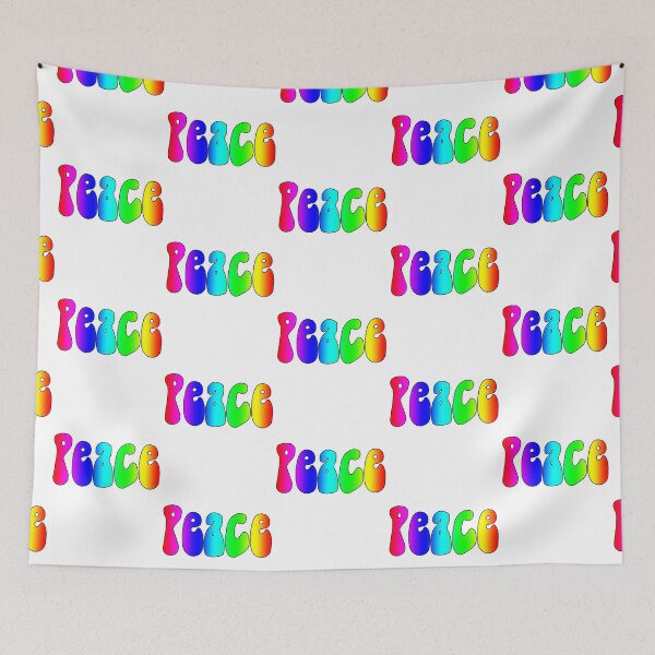 Item preview, Retro Peace Rainbow Psychedelic Sixties designed and sold by Aurorapod.