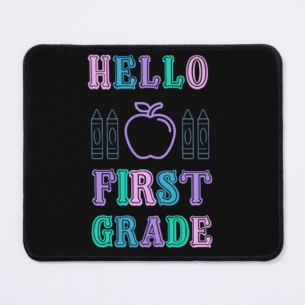 Item preview, Back to School Hello First grade | Back to School Hello First Grade | Hello 1st Grade |  goodbye kindergarten   | Back to School First grade teacher | first day of school first grade teacher designed and sold by Saffire6.