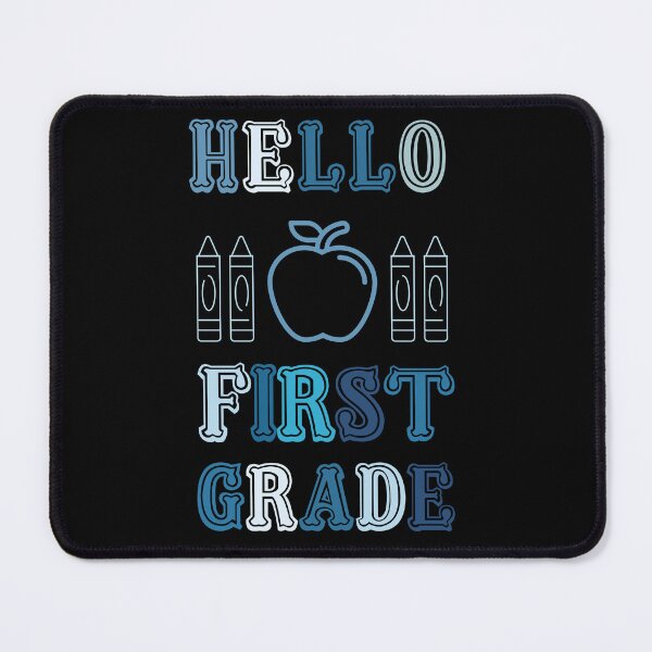 Item preview, Back to School Hello First grade | Back to School Hello First Grade | Hello 1st Grade |  goodbye kindergarten   | Back to School First grade teacher | first day of school first grade teacher designed and sold by Saffire6.
