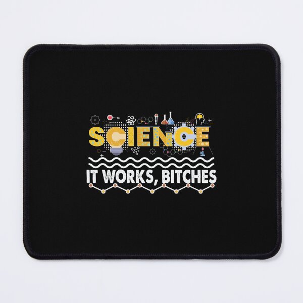 Item preview, Science It Works, Bitches, funny physics t shirt, back to school gift, physics lover, physics teacher, physics student, physics quote designed and sold by RedArtsDesign.