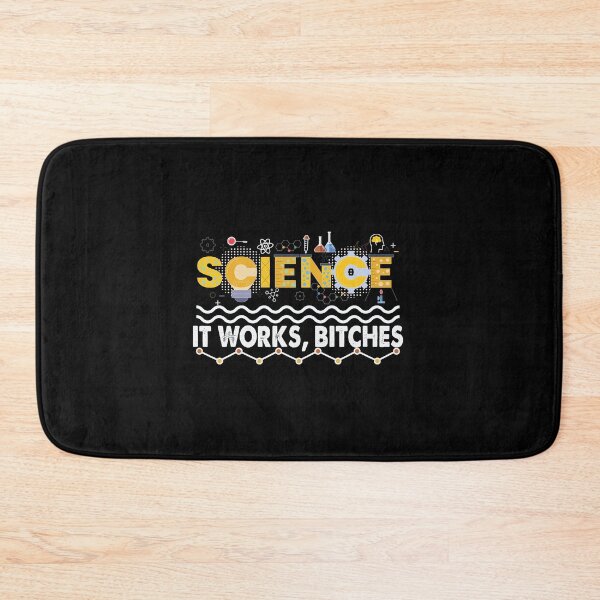 Item preview, Science It Works, Bitches, funny physics t shirt, back to school gift, physics lover, physics teacher, physics student, physics quote designed and sold by RedArtsDesign.