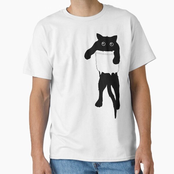 Artikel-Vorschau von Hang loose black cat pocket art , designt und verkauft von masatomio.