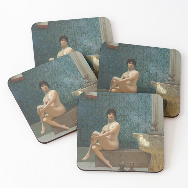 Item preview, Jean-Leon Gerome -Baigneuse À La Piscine De Brousse -Bather At The Bush Pool , Turkish Woman In The Bath designed and sold by TeeARTHY.