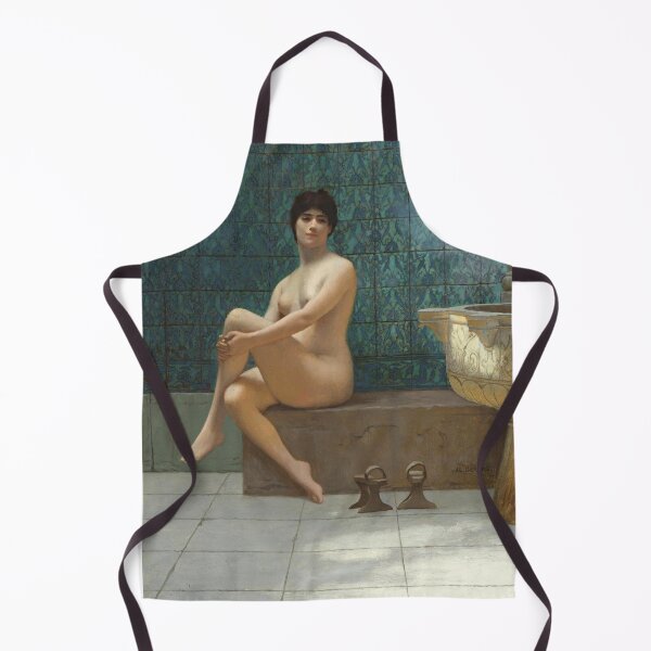 Item preview, Jean-Leon Gerome -Baigneuse À La Piscine De Brousse -Bather At The Bush Pool , Turkish Woman In The Bath designed and sold by TeeARTHY.