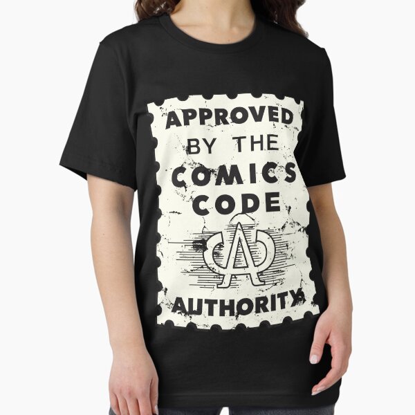 Item preview, Distressed Comics Code designed and sold by TeeArcade84.