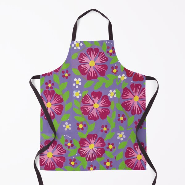 Item preview, Mexican hot pink lilac background boho chic flower market bold interior design designed and sold by T-Mex.