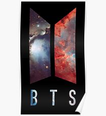 BTS nebula new logo Poster