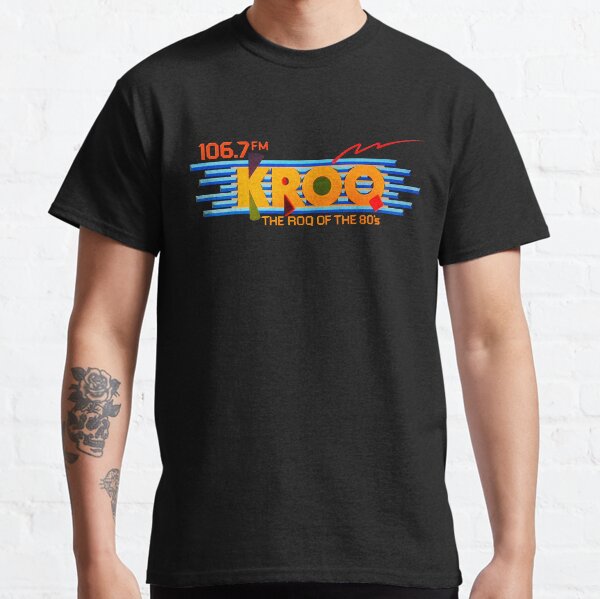 KROQ 106.7 1980s Los Angeles new wave alternative rock radio station Classic T-Shirt