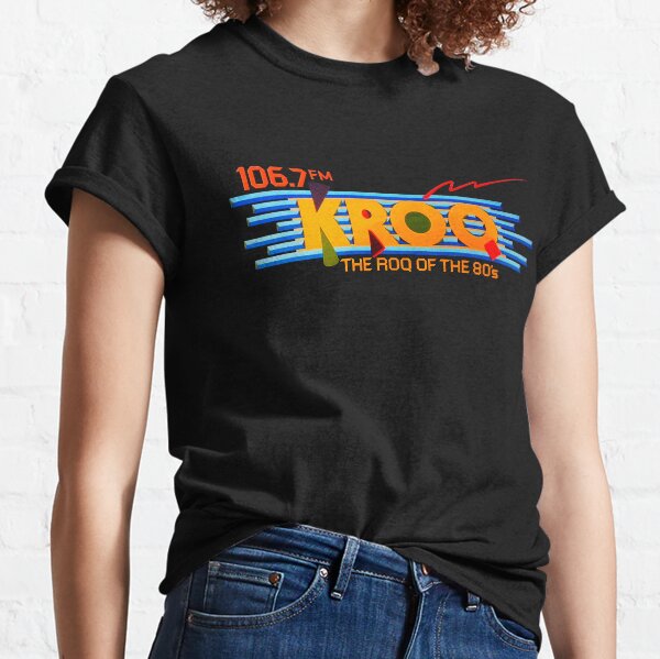 KROQ 106.7 1980s Los Angeles new wave alternative rock radio station Classic T-Shirt