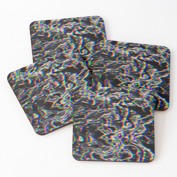 Item preview, Black And White Trippy Liquid Art Glitch Liquid Drip | StokedUpArt designed and sold by StokedUpArt.