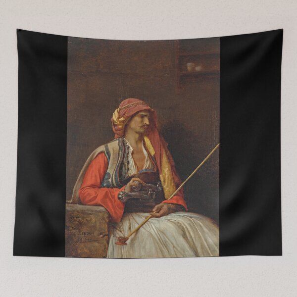 Item preview, Jean-Leon Gerome -Seated Arnaut (1857) designed and sold by TeeARTHY.