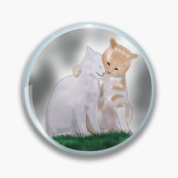 Item preview, Couple of cats hugging designed and sold by altairaleon.