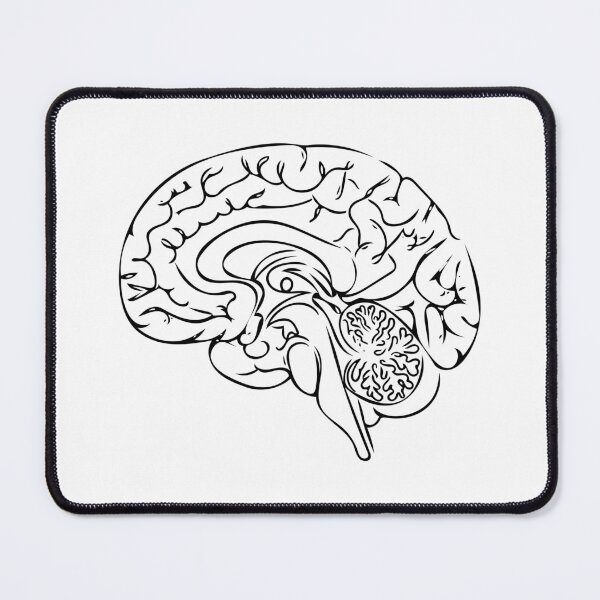 Item preview, Brain Line Art - Minimalist designed and sold by Lineart-Arts.