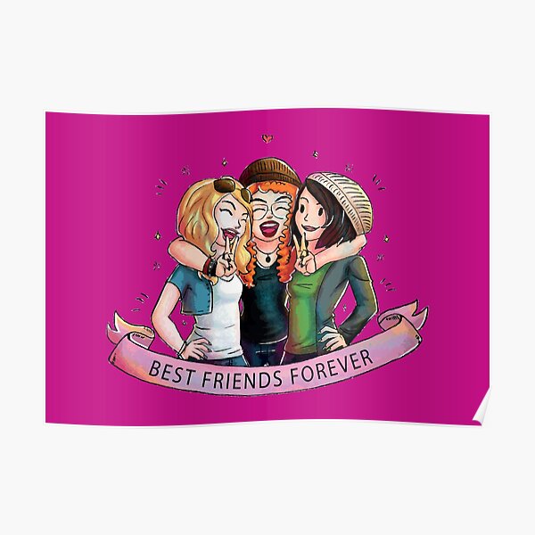 Best Friends Forever Poster For Sale By Amersoliman Redbubble 