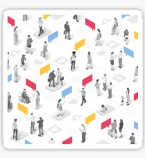 People businessperson marketing communication Sticker