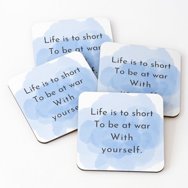 Item preview, Life is to short to be at war with yourself designed and sold by Bsay89.