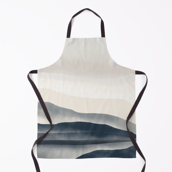 Item preview, Mountain in Blue and Beige designed and sold by ArticraftShop.