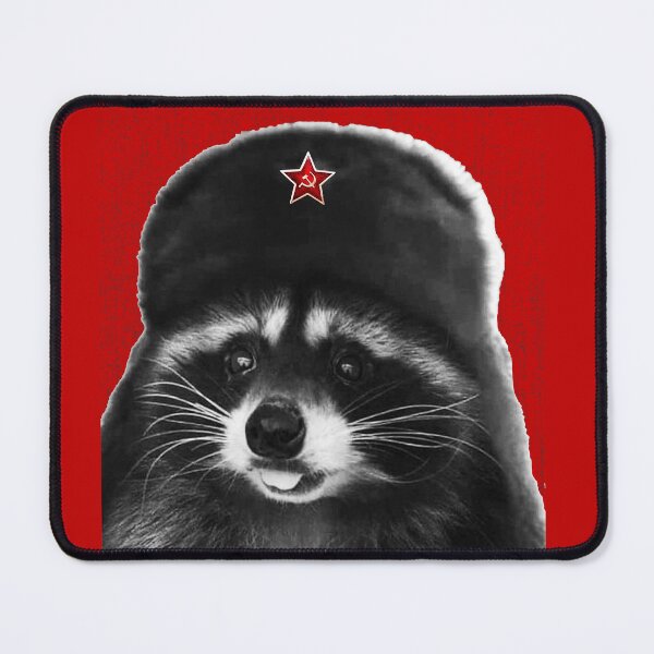 Item preview, mapache comunista designed and sold by BattleGoat.