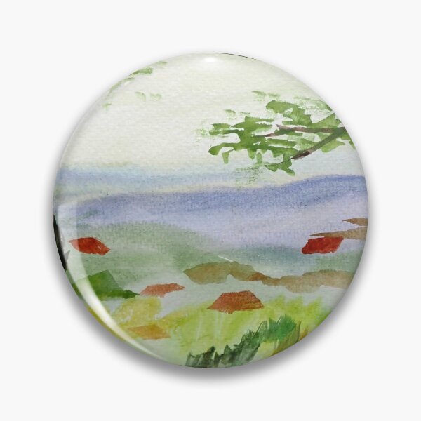 Item preview, Texas Hill Country Watercolor Painting designed and sold by julyperson.