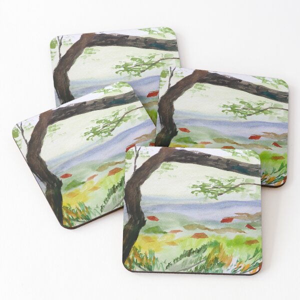 Item preview, Texas Hill Country Watercolor Painting designed and sold by julyperson.