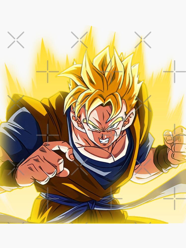 Train Insaiyan Super Saiyan 3 Goku | Sticker