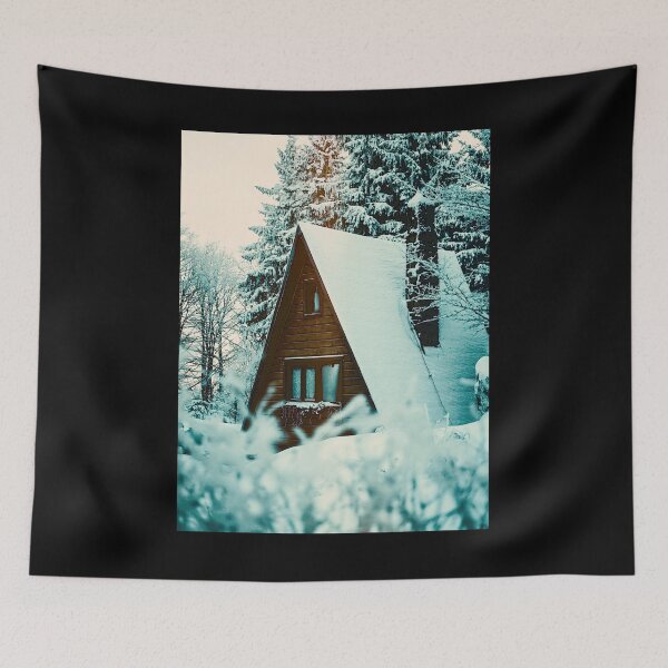 Item preview, Beautiful Dream snow House Forest designed and sold by Alexandra Rty.