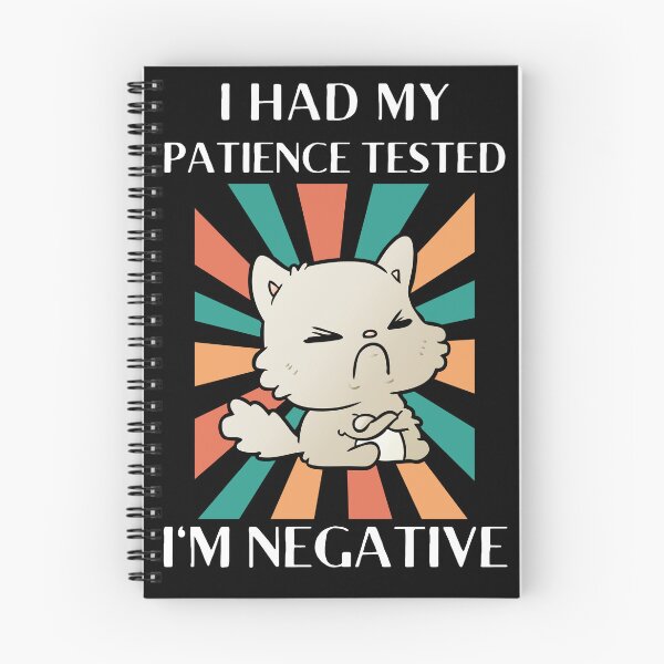 Item preview, I Had My Patience Tested I'm Negative Funny Angry Cat designed and sold by LITSHOGEN.