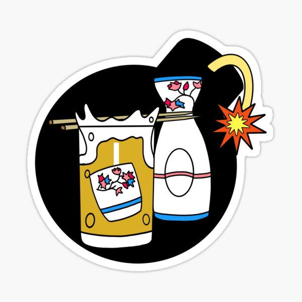 Artikel-Vorschau von Sake-Bombe, designt und verkauft von nerdpins.