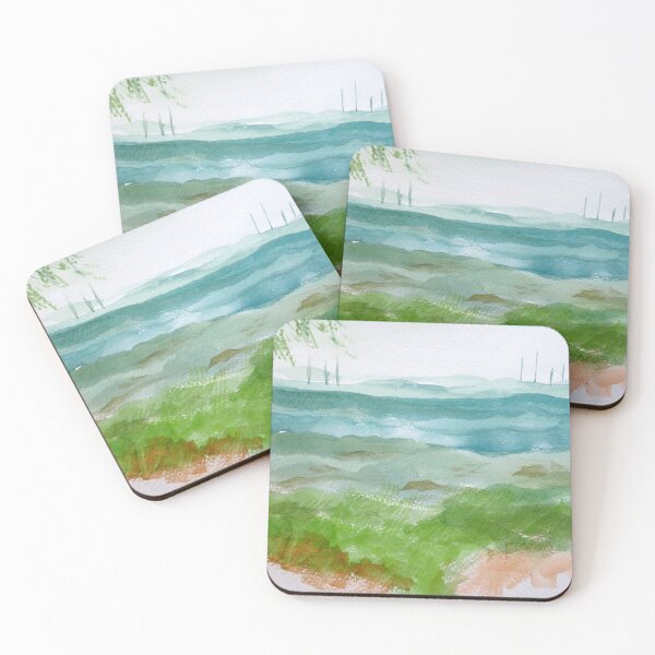 Item preview, Texas Hills Watercolor Painting designed and sold by julyperson.