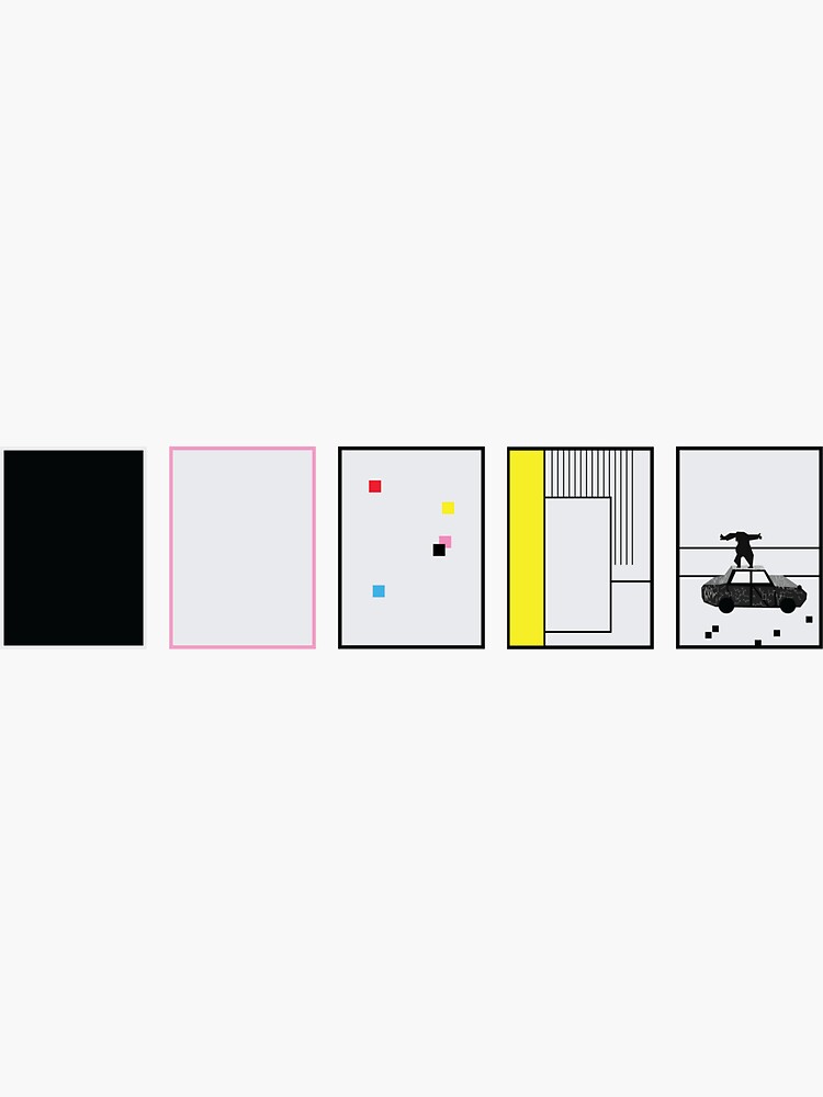 Thumbnail 3 of 3, Sticker, 1975 discography 3! designed and sold by Wollmanworks.