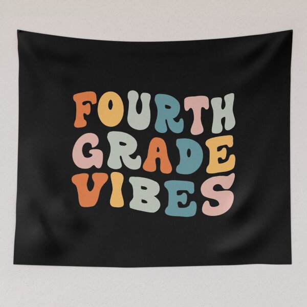 Item preview, Fourth Grade Vibes Back To School Retro 4th Grade Teacher designed and sold by unhappyshout692.