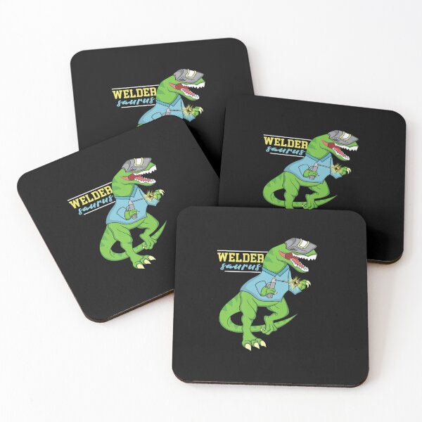 Item preview, WELDERSAURUS FUNNY WELDING DINOSAUR ARTWORK A WELDER designed and sold by sobriowslen.