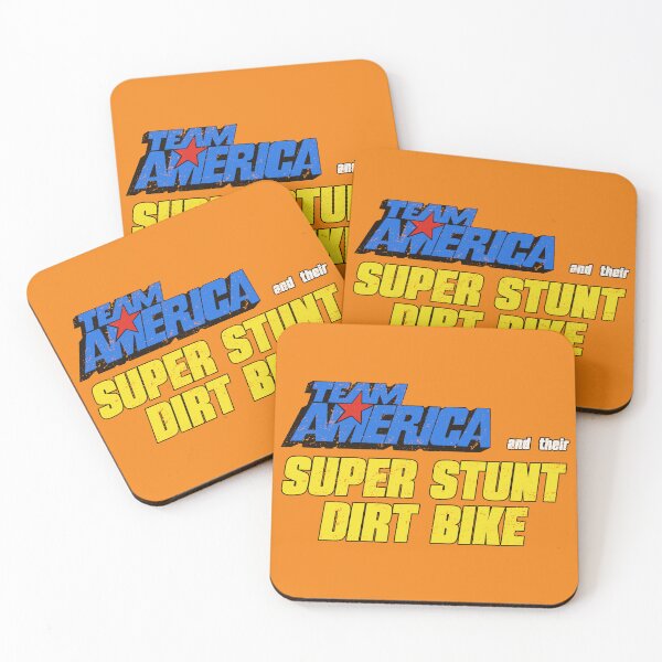 Item preview, Team America Super Stunt Dirt Bike designed and sold by TeeArcade84.
