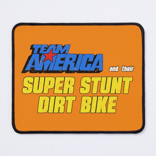 Item preview, Team America Super Stunt Dirt Bike designed and sold by TeeArcade84.
