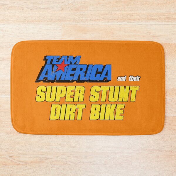 Item preview, Team America Super Stunt Dirt Bike designed and sold by TeeArcade84.