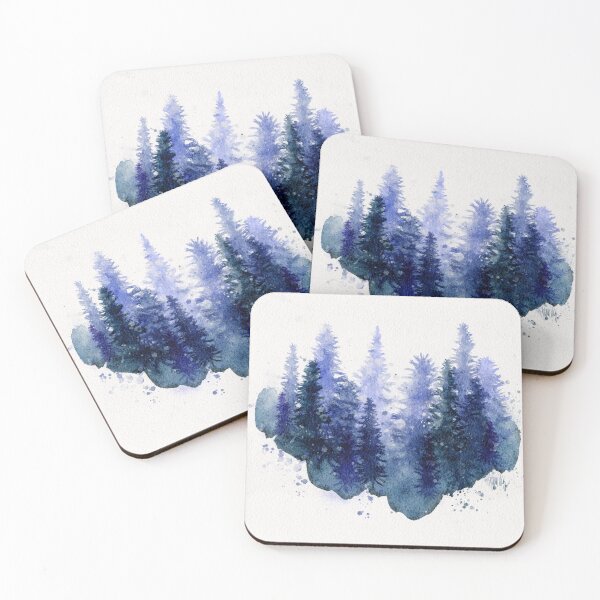 Item preview, Forest in blue, turquoise, green designed and sold by christianmerz.