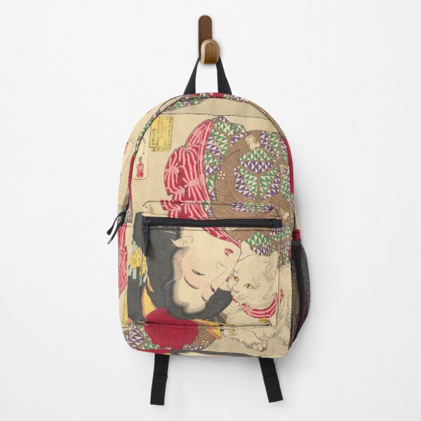 Item preview, Cat Lady - Beautiful Japanese print designed and sold by tinytiger77.