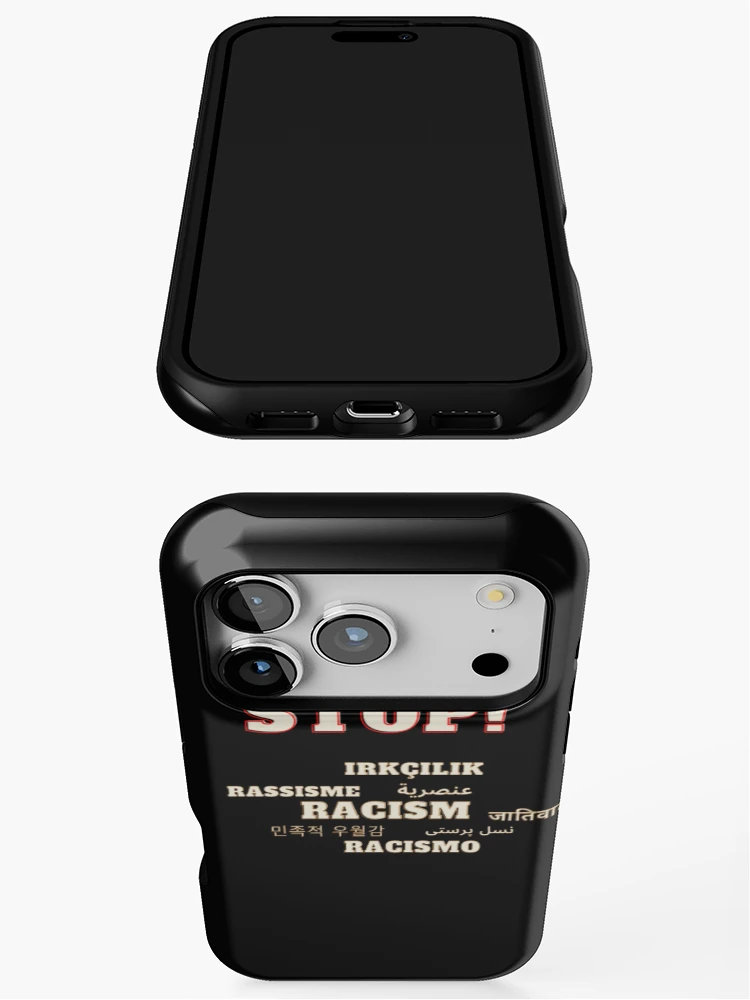 Thumbnail 3 of 4, iPhone Case, Stop Racism designed and sold by Rani-Adil.