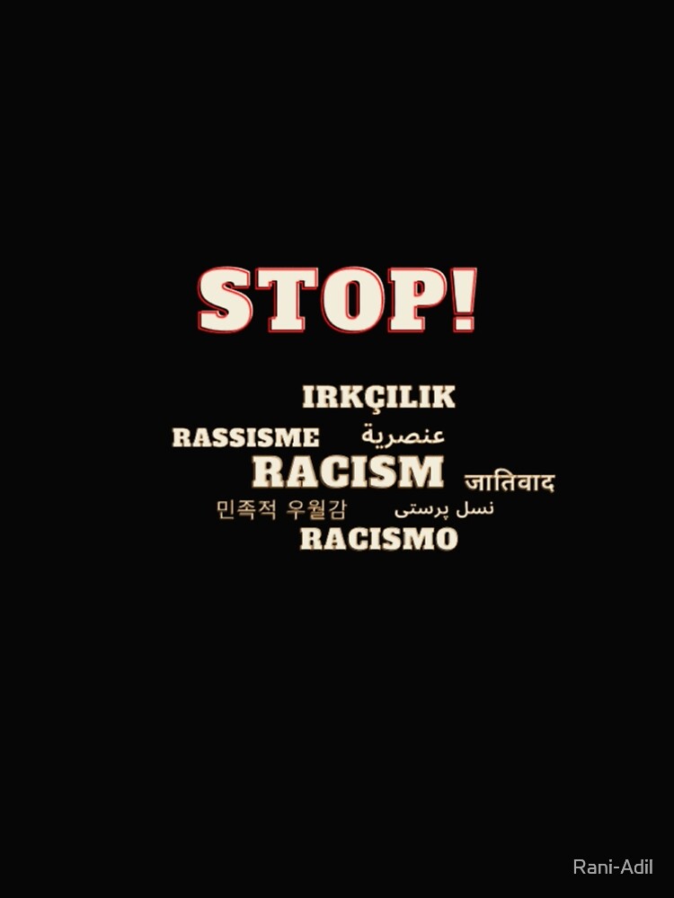 Thumbnail 5 of 5, A-Line Dress, Stop Racism designed and sold by Rani-Adil.