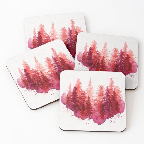 Item preview, Forest in red, orange, violet designed and sold by christianmerz.