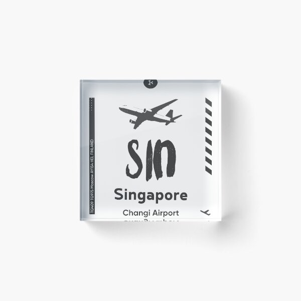 Aperçu de l'œuvre SIN Singapour Changi créée et vendue par airportstickers K. G..